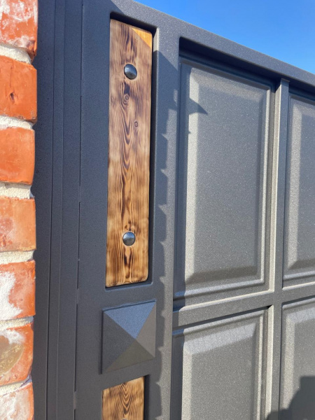 МЕТАЛЛИЧЕСКИЕ ВОРОТА  С КАЛИТКОЙ (3,5 м х 2,10 м) (1 м х 2,10 м)